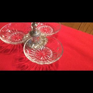Vintage Princess House Fantasia Pattern Trio Serving Set